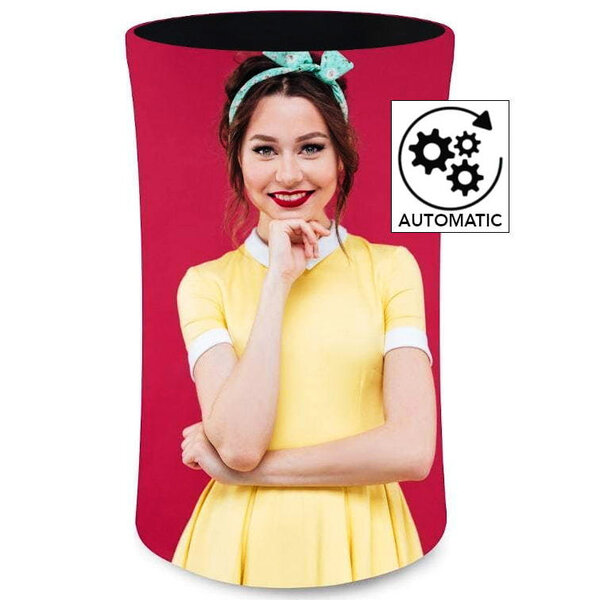 Counter | PRESTON | Inklapbaar (Automatisch) | Rondom Beprintbaar | Incl. Draagtas | 600x400x990(h)mm