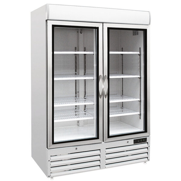 Vrieskast | 920L | Wit | -18°C/-24°C | Geforceerd | Klapdeuren | 1370x720x1990(h)mm