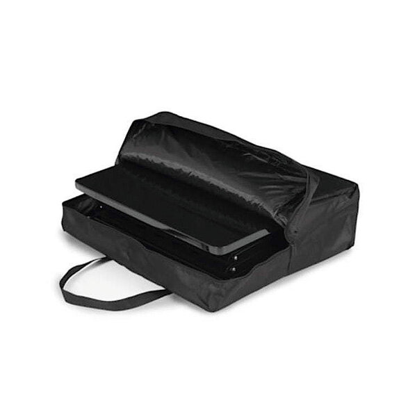 Folderstandaard + Counter | DALLAS | Staal | Zwart | Opvouwbaar | Enkelzijdig | 3x A3 | Incl. Draagtas | 510x370x1010(h)mm