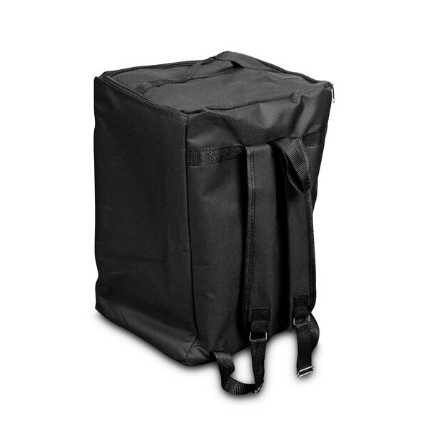 Folderstandaard | COLUMBIA | Staal/Plexiglas | Verchroomd | Opvouwbaar | Enkelzijdig | 4x A4 | Incl. Rugtas | 260x270x1580(h)mm