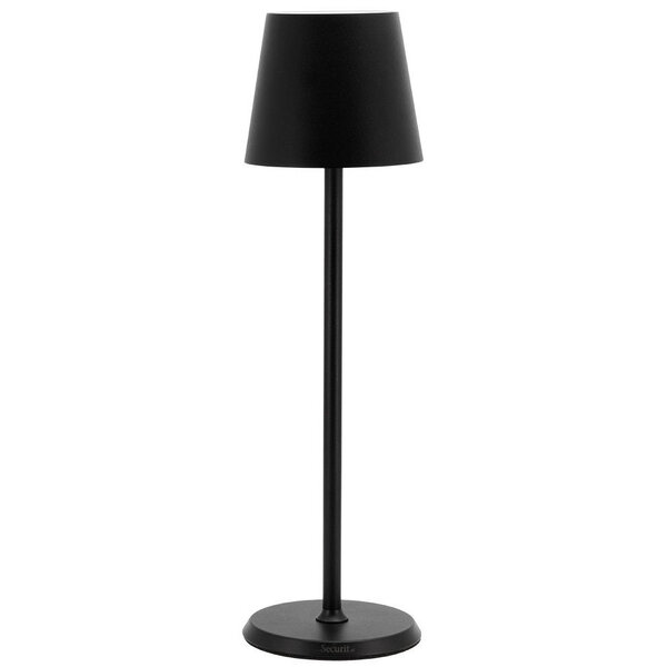 Tafellamp | FELINE | Zwart | Draadloos | Dimbaar LED | Stof-/Waterdicht | Ø110x380(h)mm
