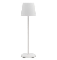 Securit Tafellamp | FELINE | Wit | Draadloos | Dimbaar LED | Stof-/Waterdicht | Ø110x380(h)mm 