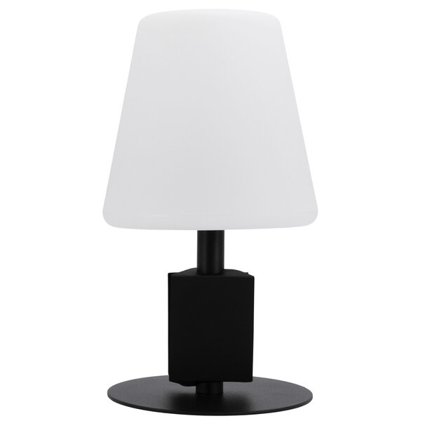 Tafellamp | MICHELLE | Zwart/Wit | Draadloos | Dimbaar LED | Stof-/Waterdicht | Clip-On Krijtbordjes | Ø155x175(h)mm