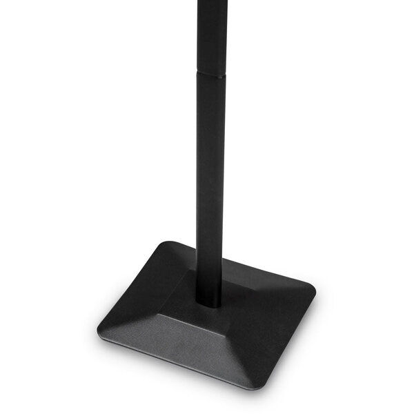 Folderstandaard | VIRGINIA | Staal | Zwart | Demonteerbaar | Enkelzijdig | 1x A4 + Kliklijst