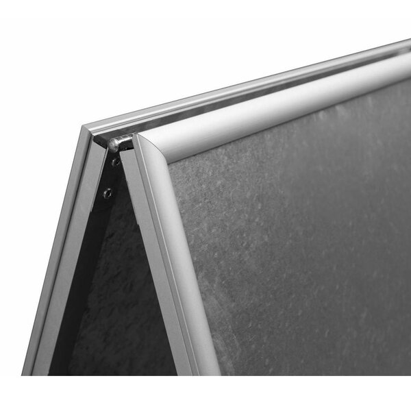 Stoepbord | AURORA | Aluminium | Kliklijst (B1) | Hoogte 1300mm
