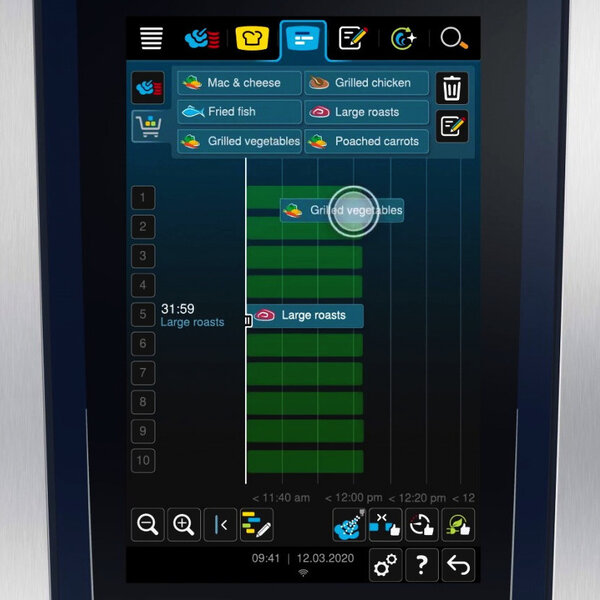 Combisteamer | iCombi Pro XS | Elektrisch | 6 Niveaus (2/3 GN) | 30°C/300°C | 5.7kW (400V) | Touchscreen | 655x621x594(h)mm