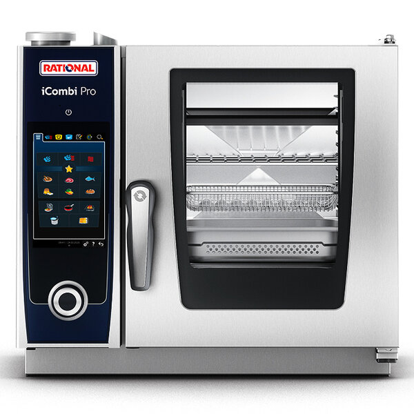 Combisteamer | iCombi Pro XS | Elektrisch | 6 Niveaus (2/3 GN) | 30°C/300°C | 5.7kW (400V) | Touchscreen | 655x621x594(h)mm