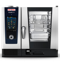 Rational Combisteamer | iCombi Pro | Elektrisch | 6 Niveaus (1/1 GN) | 30°C/300°C | 10.8kW (400V) | Touchscreen | 850x842x804(h)mm