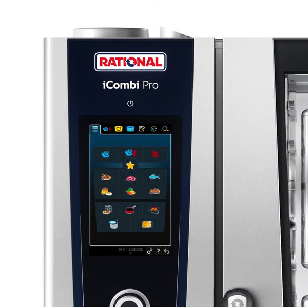 Combisteamer | iCombi Pro | Elektrisch | 10 Niveaus (2/1 GN) | 30°C/300°C | 37.4kW (400V) | Touchscreen | 1072x1042x1064(h)mm