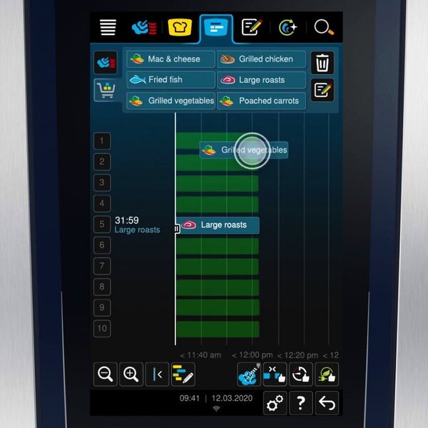 Combisteamer | iCombi Pro | Elektrisch | 10 Niveaus (2/1 GN) | 30°C/300°C | 37.4kW (400V) | Touchscreen | 1072x1042x1064(h)mm