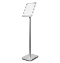 Luxus Menustandaard | STANDARD | Aluminium | Kliklijst (A4) | Draaibaar | 240x330x1160(h)mm 