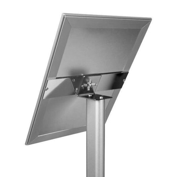 Menustandaard | STANDARD | Aluminium | Kliklijst (A4) | Kantelbaar | 240x330x1160(h)mm