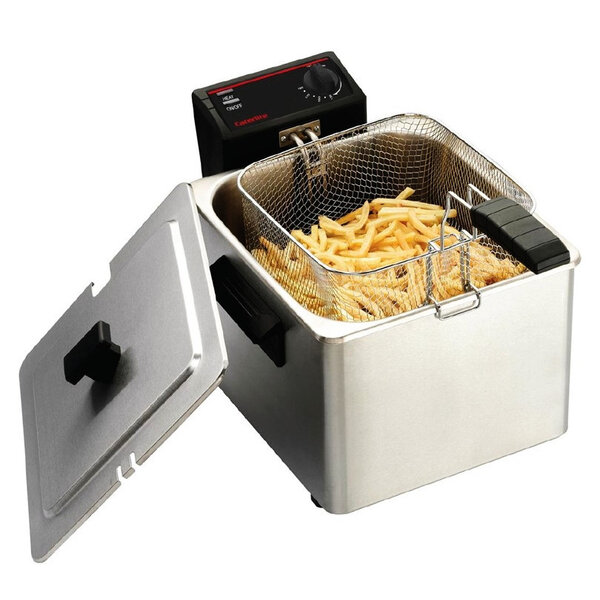 Friteuse | LIGHT-DUTY | Elektrisch | 8L | 130°C/190°C | 3kW (230V) | 342x408x280(h)mm