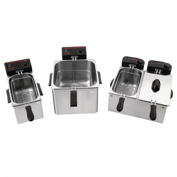 Friteuse | LIGHT-DUTY | Elektrisch | 8L | 130°C/190°C | 3kW (230V) | 342x408x280(h)mm
