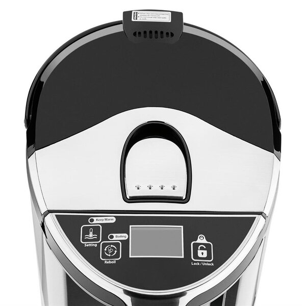 Heetwaterdispenser | RVS | 4.7L | 40°C/100°C | Touchscreen | 0.75kW (230V) | Ø215x370(h)mm