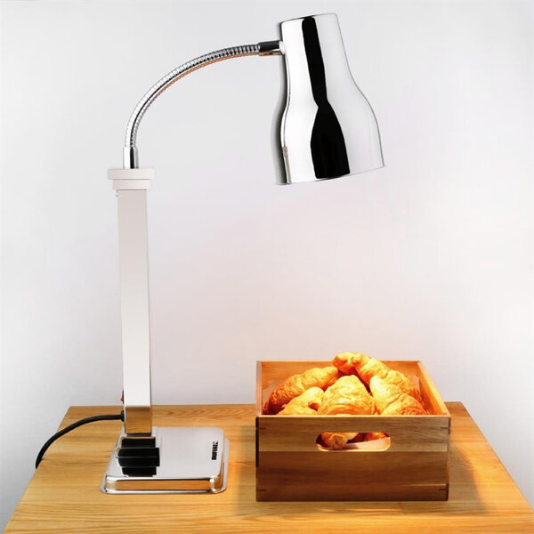 Warmhoudlamp | RVS | Zwenkbaar | Max. 250W | 260x180x670(h)mm