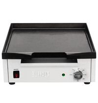 Buffalo Bak-/Grillplaat | Elektrisch | Glad Oppervlak 385x280mm (Gietijzer) | 97°C/298°C | 1.8kW (230V) | 440x365x230(h)mm