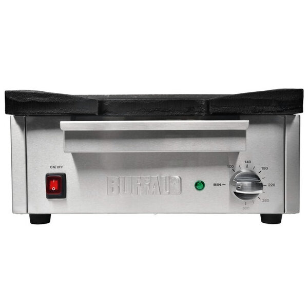 Bak-/Grillplaat | Elektrisch | Glad Oppervlak 385x280mm (Gietijzer) | 97°C/298°C | 1.8kW (230V) | 440x365x230(h)mm