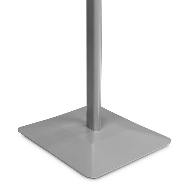 Menustandaard | PREMIUM | Zilvergrijs | Kliklijst (A3) | Kantelbaar | 340x300x1210(h)mm