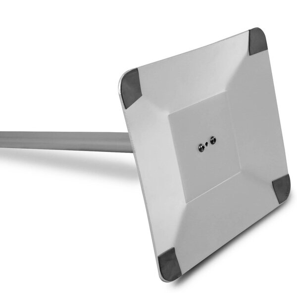 Menustandaard | PREMIUM | Zilvergrijs | Kliklijst (A3) | Kantelbaar | 340x300x1210(h)mm