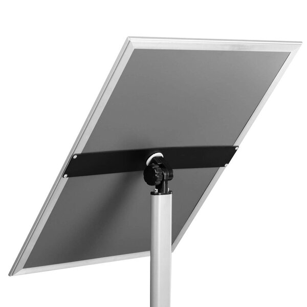 Menustandaard | PREMIUM | Grijs | Kliklijst (A2) | Draaibaar | 340x300x1310(h)mm