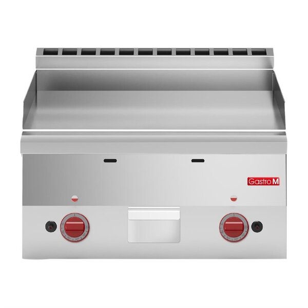 Bakplaat/Grillplaat gas 60/60 FTG RVS | 10,4kW/h | 600x600x280(h)mm