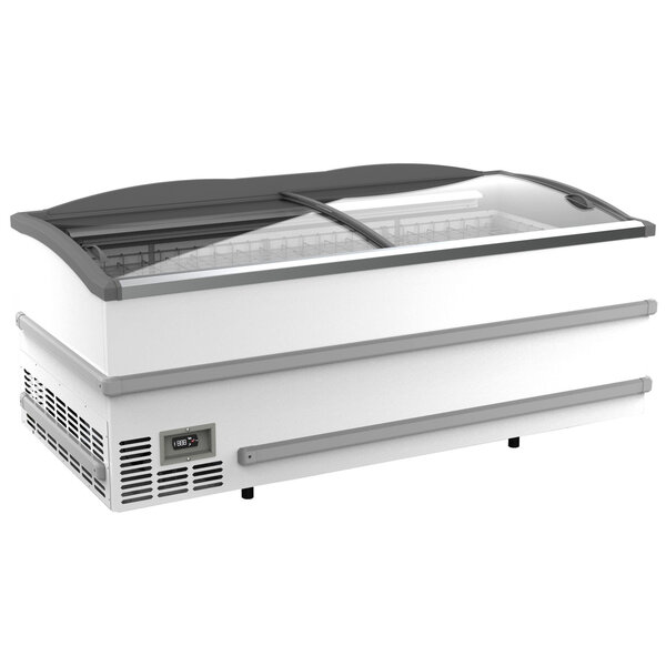 Supermarkt Vrieskist | Kop-Element | 864L | Wit | -18°C/-23°C | Statisch | Schuifdeksels | 2008x952x894(h)mm