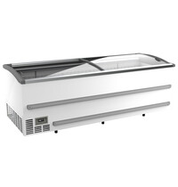 CombiSteel Supermarkt Vrieskist | 1216L | Wit | -18°C/-23°C | Statisch | Schuifdeksels | 2508x952x894(h)mm 