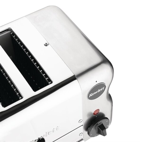 Broodrooster/Tosti-Apparaat | ESPRIT | RVS | 2 Sleuven | 1kW (230V) | Incl. Tostiklemmen | 288x237x207(h)mm