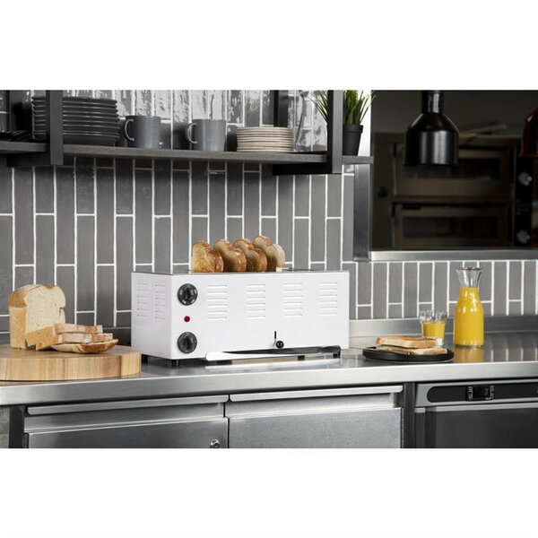 Broodrooster | REGENT | RVS | 6 Sleuven | 3kW (230V) | 500x237x212(h)mm