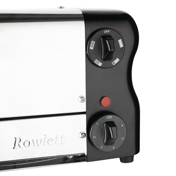 Broodrooster/Tosti-Apparaat | ESPRIT | RVS/Zwart | 6 Sleuven | 2.6kW (230V) | Incl. Tostiklemmen | 508x237x207(h)mm