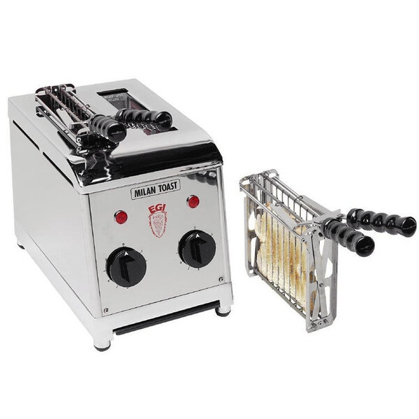 Tosti-Apparaat | RVS | 2 Sleuven | 1.3kW (230V) | Incl. Tostiklemmen | 360x240x300(h)mm