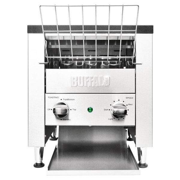 Doorlooptoaster | RVS | Dubbel | Max. 400/u | 2.4kW (230V) | 370x410x420(h)mm