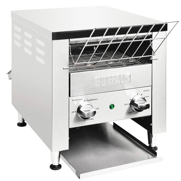 Doorlooptoaster | RVS | Dubbel | Max. 400/u | 2.4kW (230V) | 370x410x420(h)mm