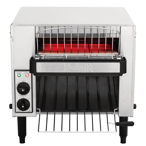 Doorlooptoaster | RVS | Dubbel | Max. 560/u | 2.8kW (230V) | 439x429x413(h)mm