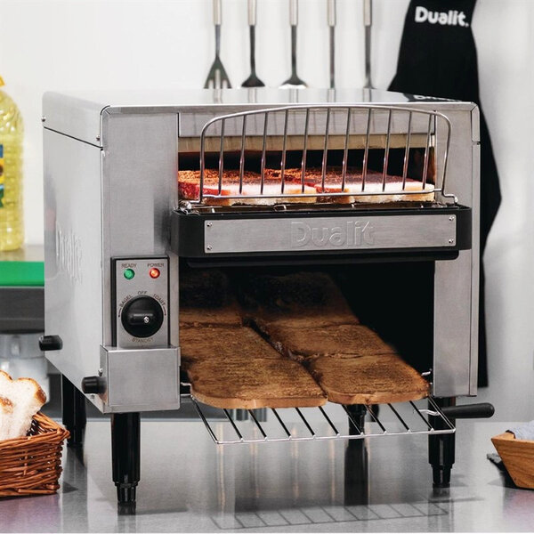 Doorlooptoaster | RVS | Dubbel | Max. 560/u | 2.8kW (230V) | 439x429x413(h)mm