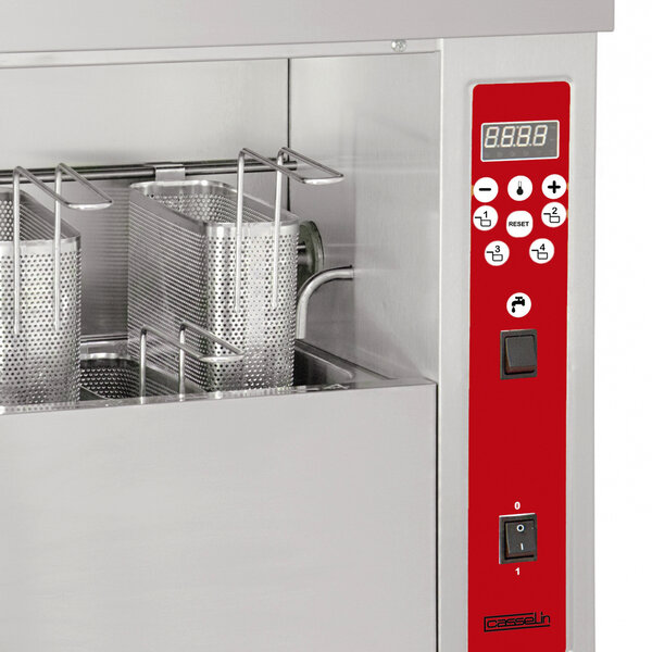 Pastakoker | Elektrisch | 8L | 30°C/110°C | 3.2kW (230V) | Automatisch Vullen + Legen | 520x340x600(h)mm