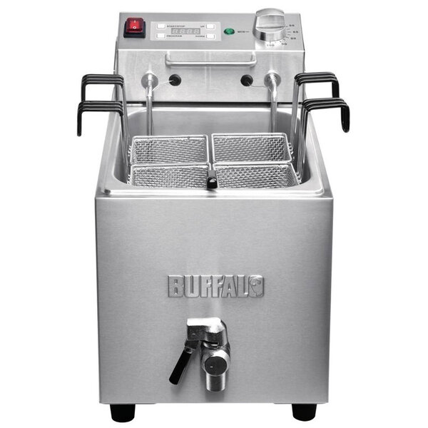 Pastakoker | Elektrisch | 8L | 26°C/105°C | 2.9kW (230V) | Aftapkraan | 285x520x430(h)mm