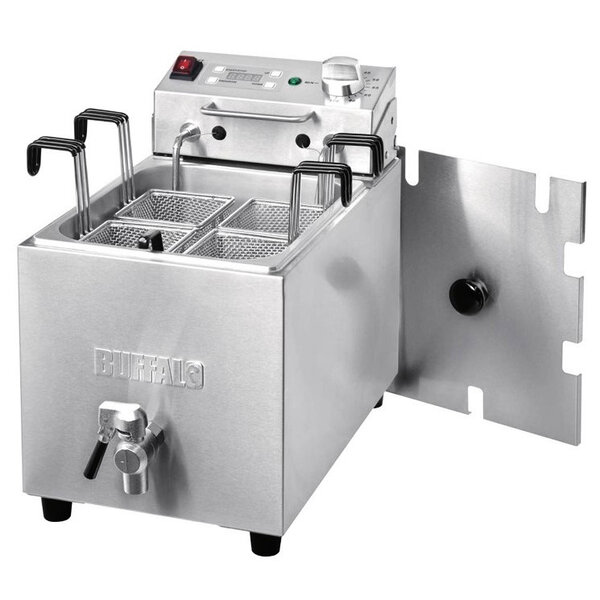 Pastakoker | Elektrisch | 8L | 26°C/105°C | 2.9kW (230V) | Aftapkraan | 285x520x430(h)mm