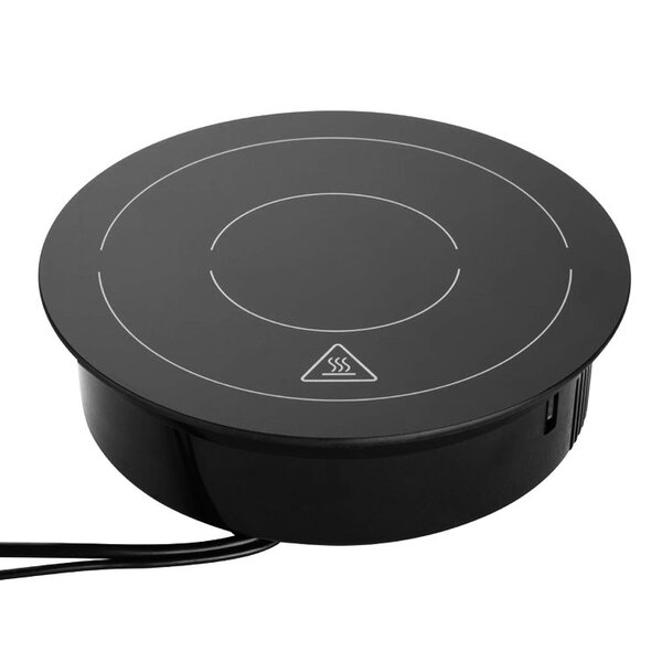 Inductiekookplaat | Inbouwmodel | 1 Kookpunt | 1kW (230V) | Ø245x68(h)mm