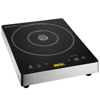 Buffalo Inductiekookplaat | 1 Kookpunt | 60°C/240°C | 3kW (230V) | Touchbediening | 338x418x84(h)mm 
