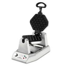 Waring Wafelijzer | Enkel | Bubble Wafels | 1.2kW (230V) | Draaibaar | 260x508x235(h)mm