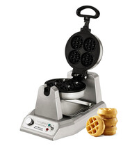 Waring Wafelijzer | Enkel | Mini Wafels | 1.2kW (230V) | Draaibaar | 260x508x235(h)mm