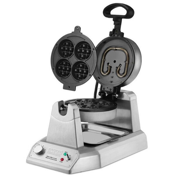 Wafelijzer | Enkel | Mini Wafels | 1.2kW (230V) | Draaibaar | 260x508x235(h)mm