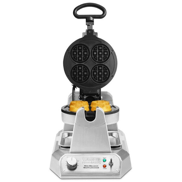 Wafelijzer | Enkel | Mini Wafels | 1.2kW (230V) | Draaibaar | 260x508x235(h)mm