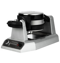 Waring Wafelijzer | Enkel | Belgische Wafels | 1.4kW (230V) | Draaibaar | 265x432x241(h)mm