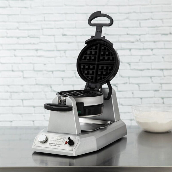 Wafelijzer | Enkel | Belgische Wafels | 1.4kW (230V) | Draaibaar | 265x432x241(h)mm