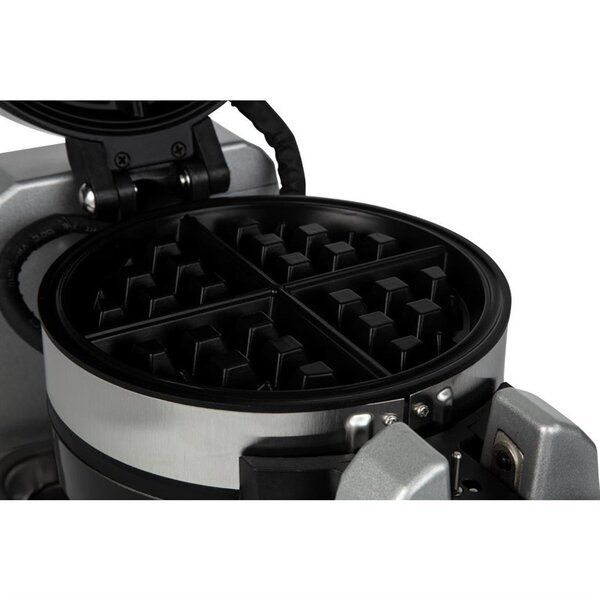 Wafelijzer | Enkel | Belgische Wafels | 1.4kW (230V) | Draaibaar | 265x432x241(h)mm