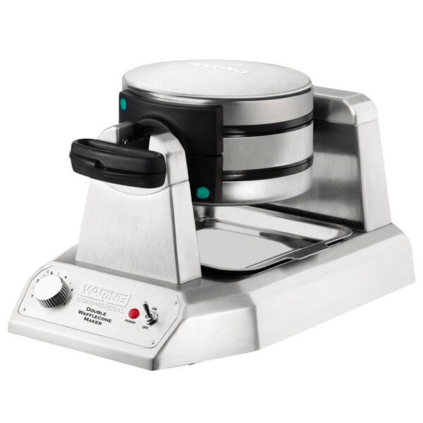 Wafelijzer | Enkel | IJshoornwafels | 1.4kW (230V) | Draaibaar | 280x432x254(h)mm