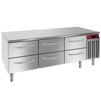 Diamond Koelwerkbank | GastroLine | Laag Model | 360L | 6 Laden (1/1 GN) | -2°C/+8°C | Geforceerd | 1600x700x570/610(h)mm